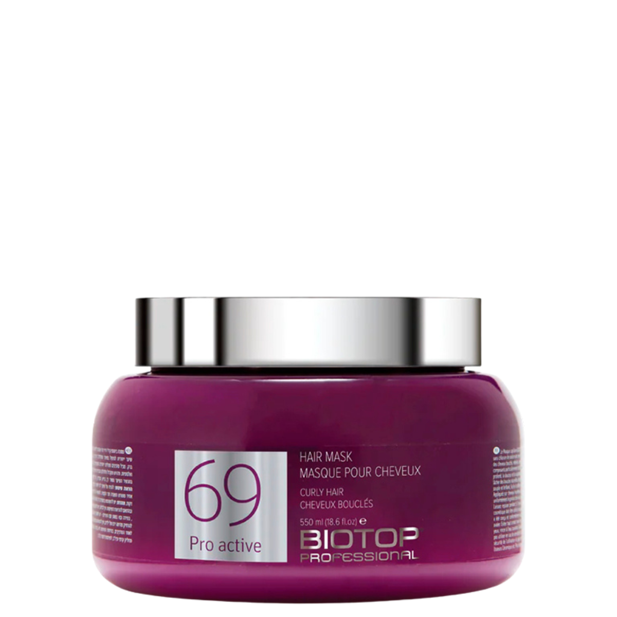 Увлажняющая маска для вьющихся волос BIOTOP 69 Pro Active Hair Mask, 550 мл
